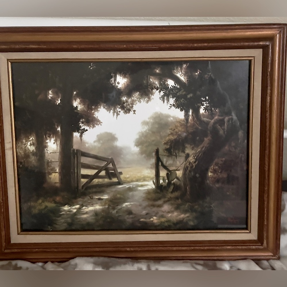Vintage Lithographic Print "One Summer Day" Dalhart Windberg 1970